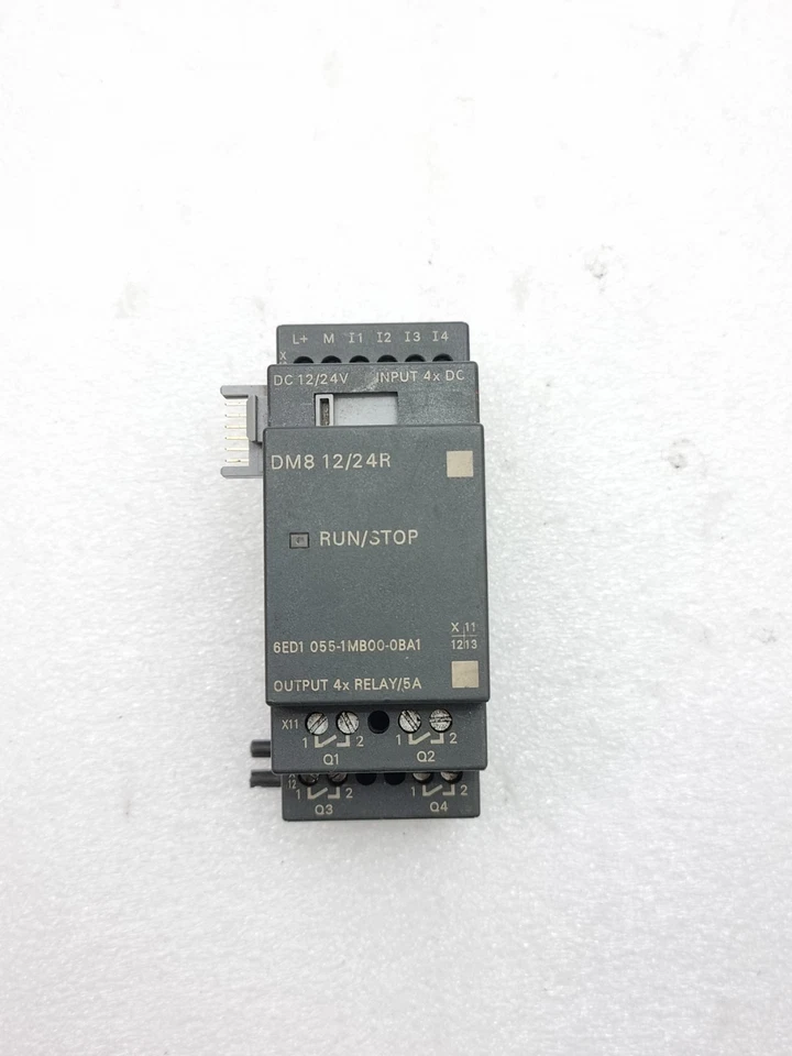 Used Working Siemens DM8 12/24R 6ED1055-1MB00-0BA1 Logo Module 6ed10551mb000ba1